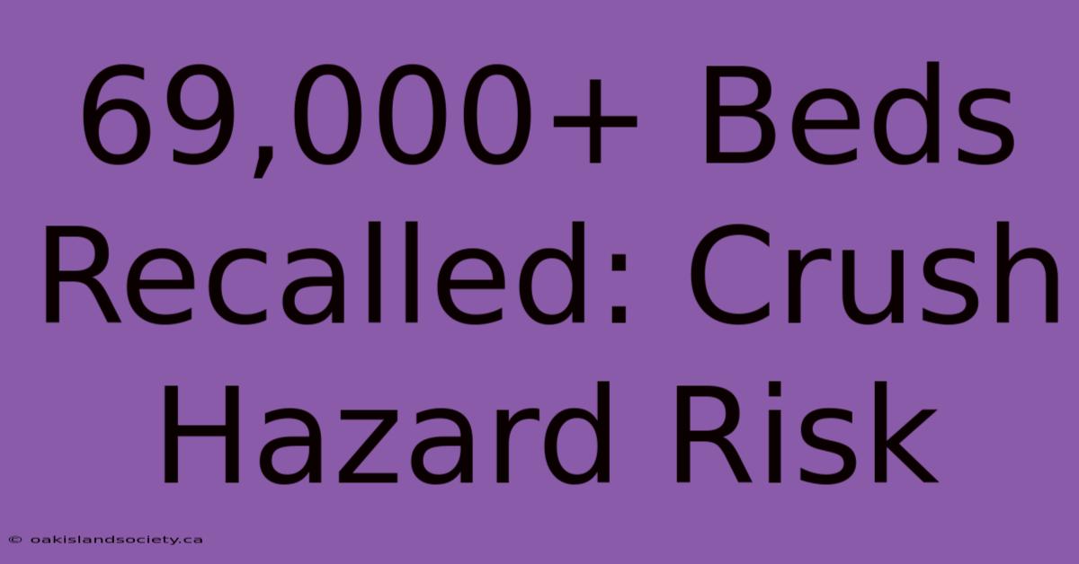 69,000+ Beds Recalled: Crush Hazard Risk