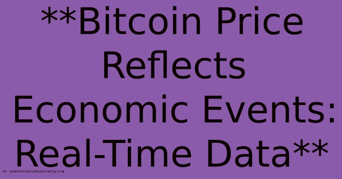 **Bitcoin Price Reflects Economic Events: Real-Time Data**