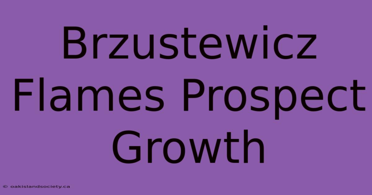 Brzustewicz Flames Prospect Growth