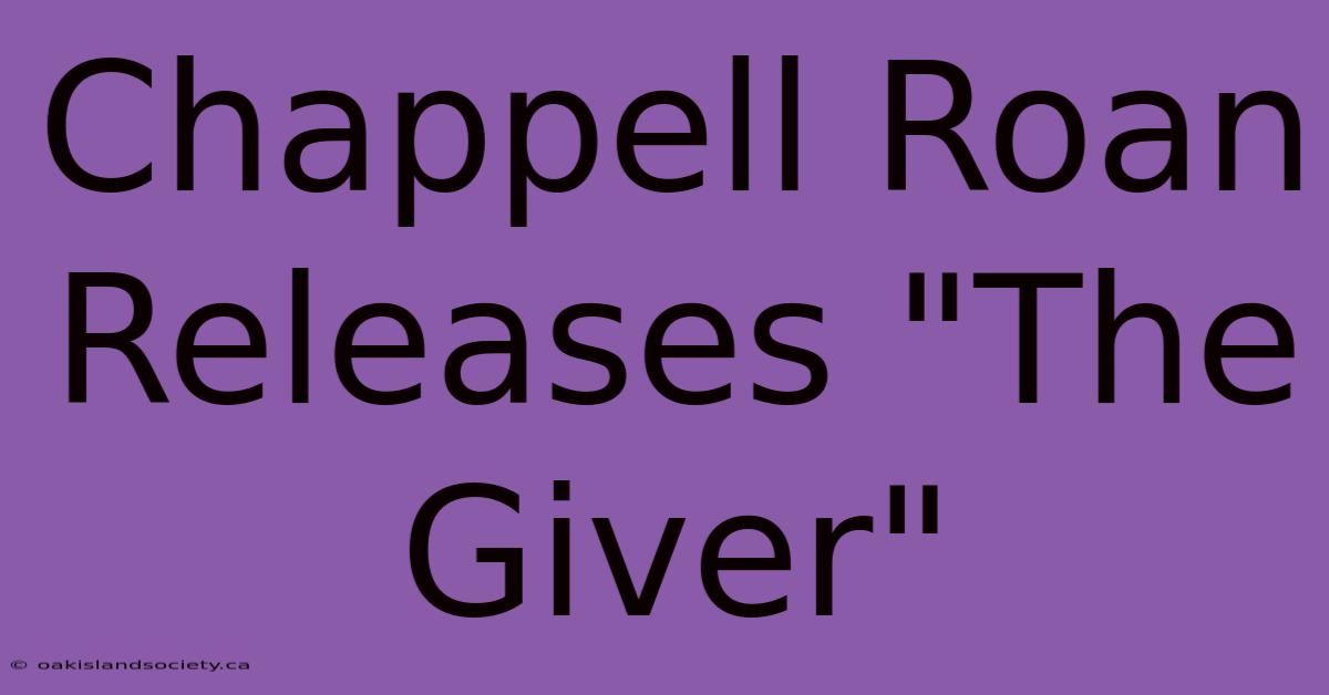 Chappell Roan Releases 