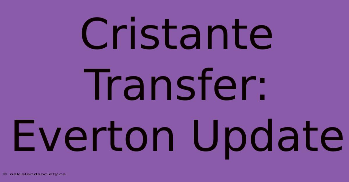 Cristante Transfer: Everton Update