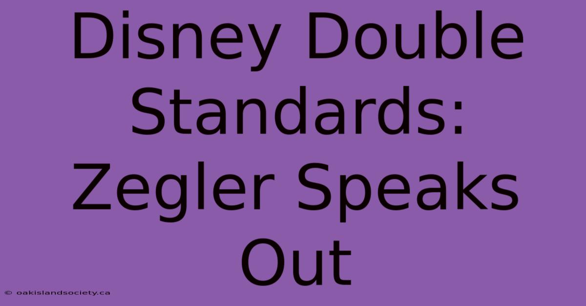 Disney Double Standards: Zegler Speaks Out