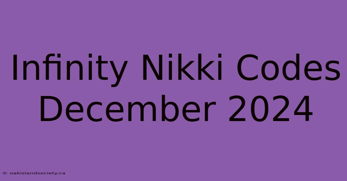 Infinity Nikki Codes December 2024