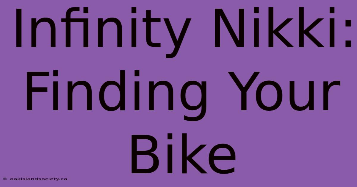 Infinity Nikki: Finding Your Bike