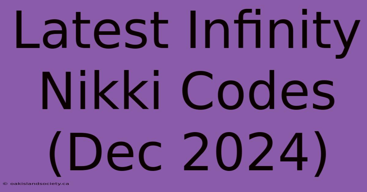 Latest Infinity Nikki Codes (Dec 2024)