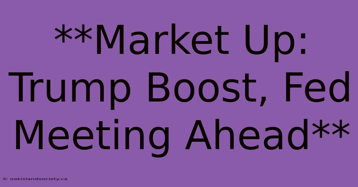 **Market Up: Trump Boost, Fed Meeting Ahead**