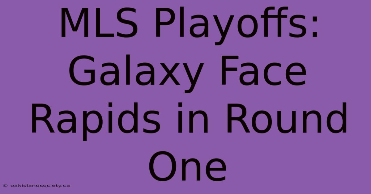 MLS Playoffs: Galaxy Face Rapids In Round One