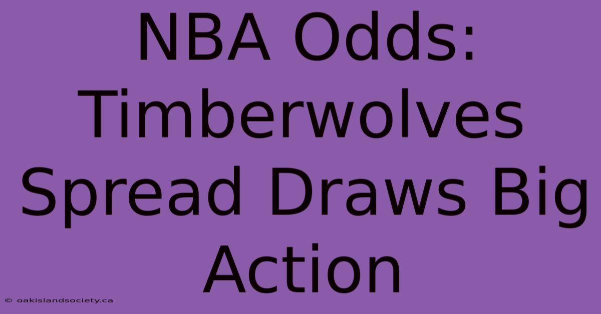 NBA Odds: Timberwolves Spread Draws Big Action 