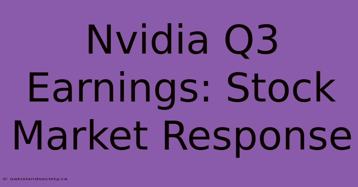 Nvidia Q3 Earnings: Stock Market Response