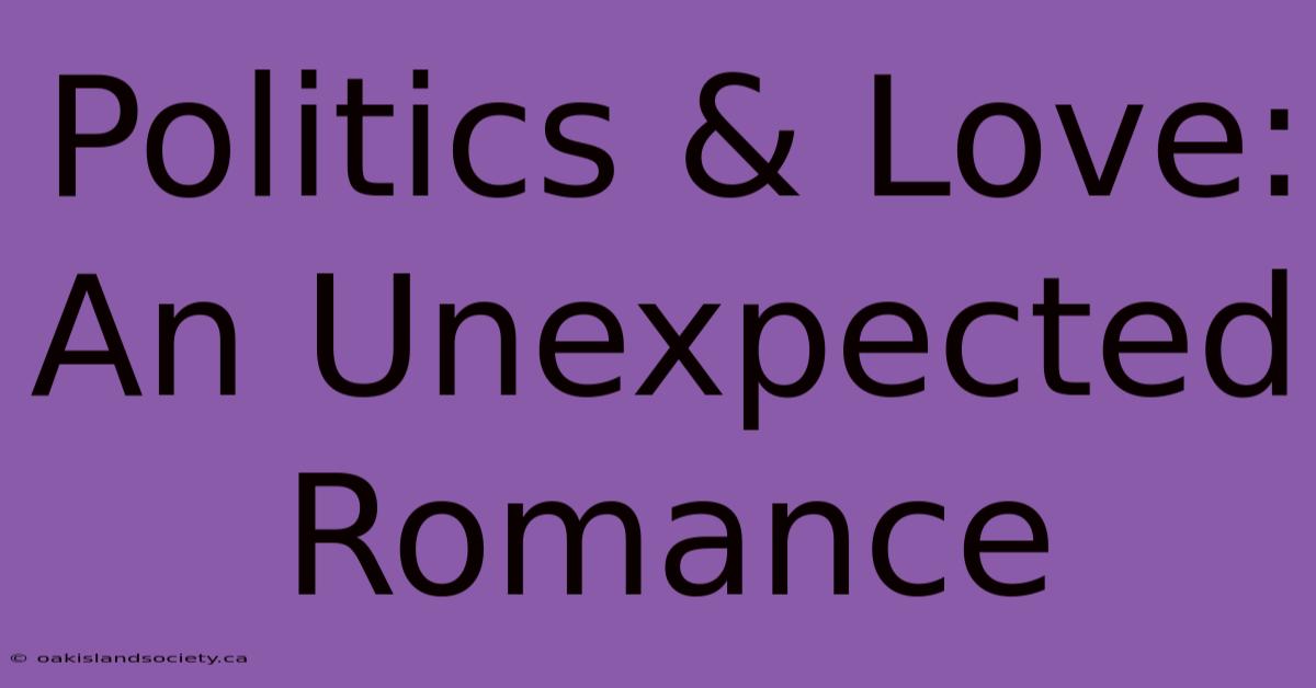 Politics & Love: An Unexpected Romance 