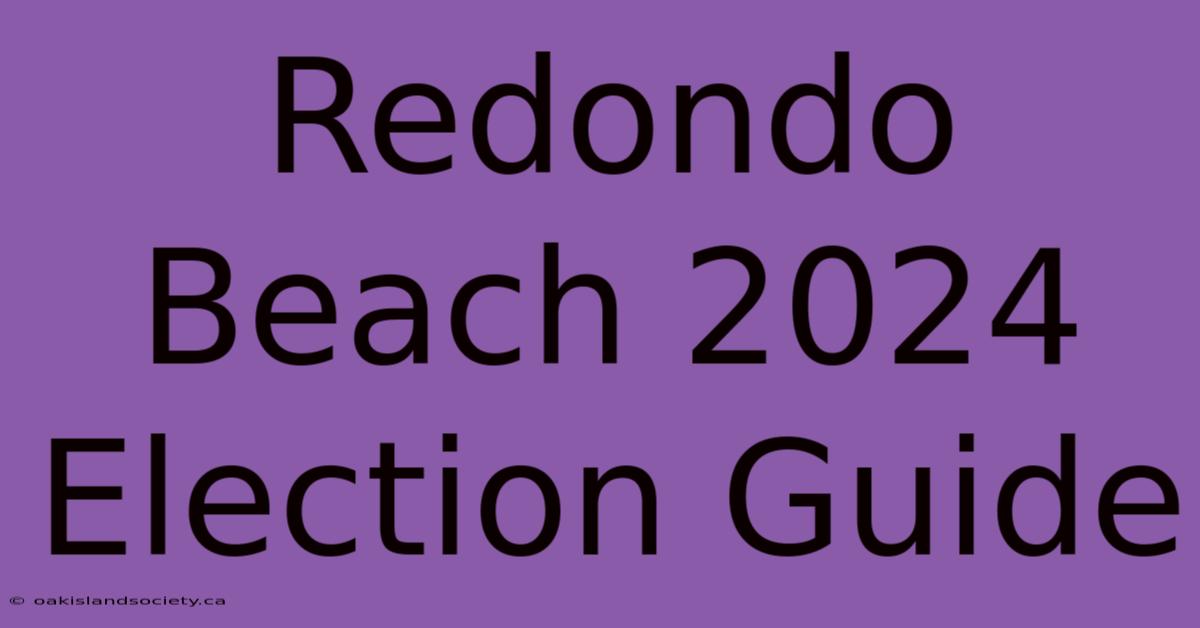 Redondo Beach 2024 Election Guide