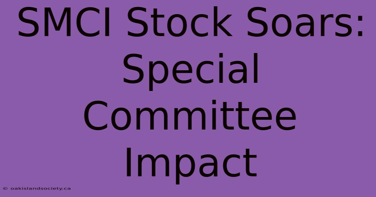 SMCI Stock Soars: Special Committee Impact