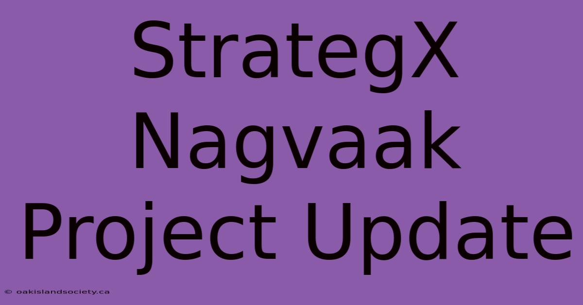 StrategX Nagvaak Project Update