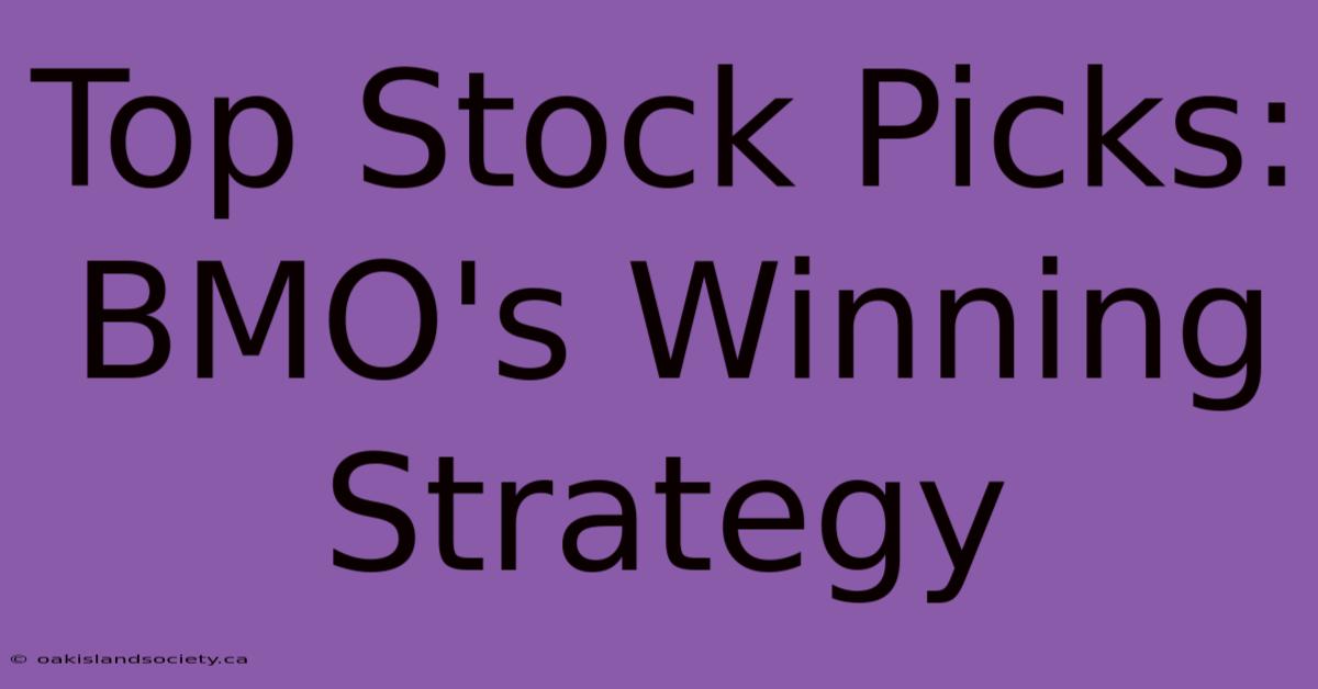 Top Stock Picks: BMO's Winning Strategy