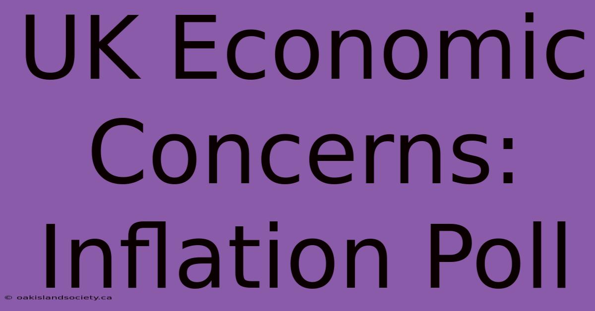 UK Economic Concerns: Inflation Poll