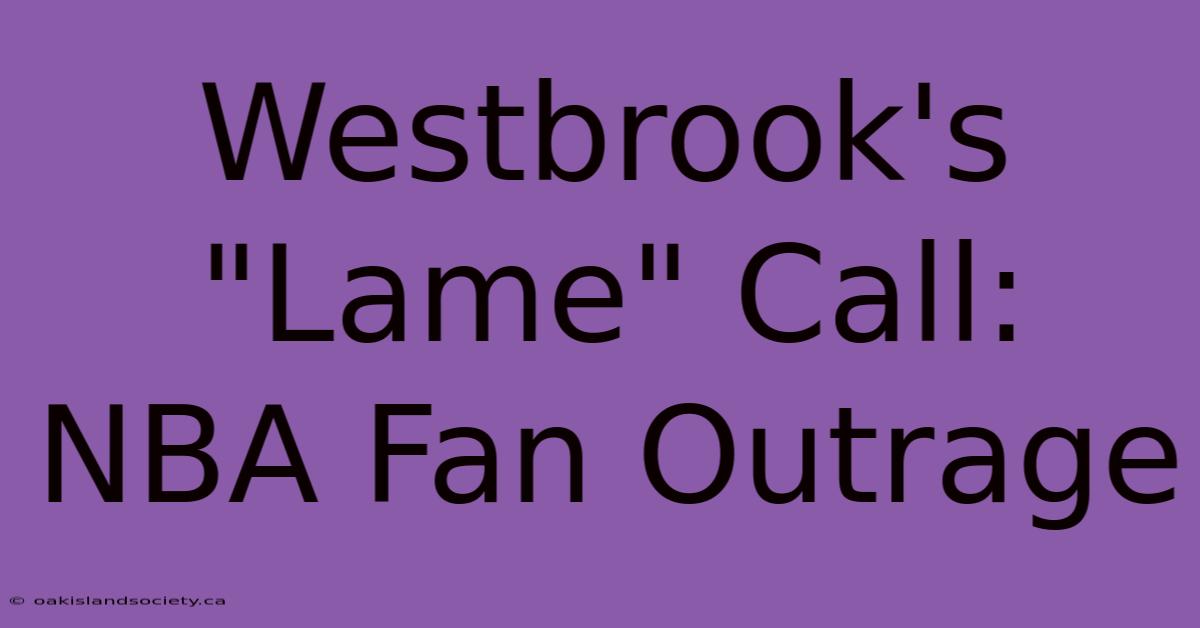 Westbrook's 