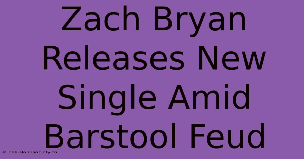 Zach Bryan Releases New Single Amid Barstool Feud