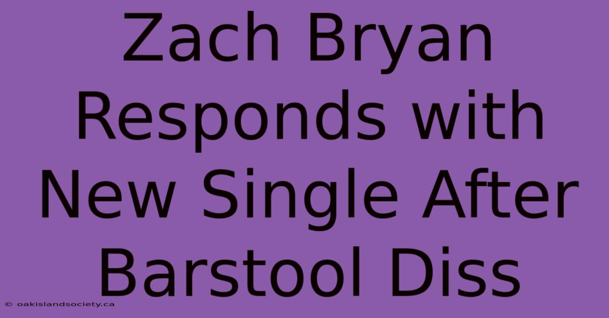 Zach Bryan Responds With New Single After Barstool Diss